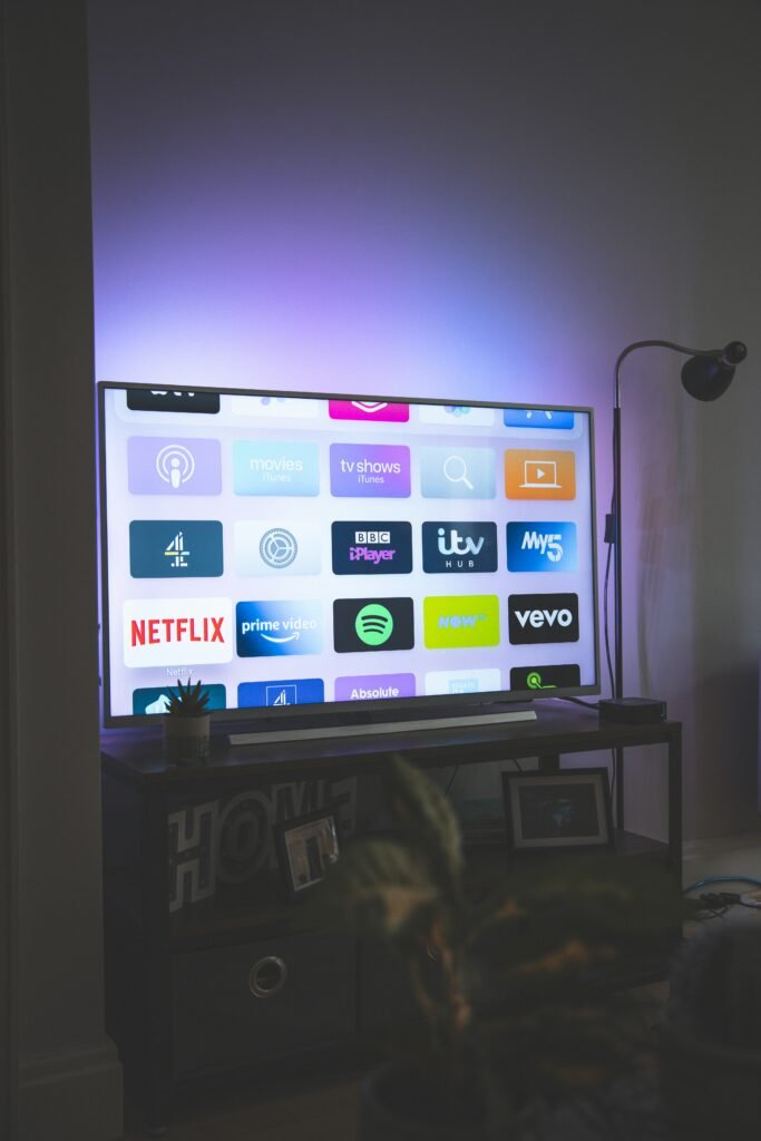 IPTV VLC player setup showing VLC Media Player with IPTV playlist and channel streaming
